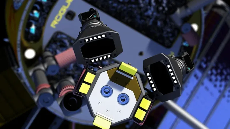 Rogue Space Systems spacecraft in orbit above Earth