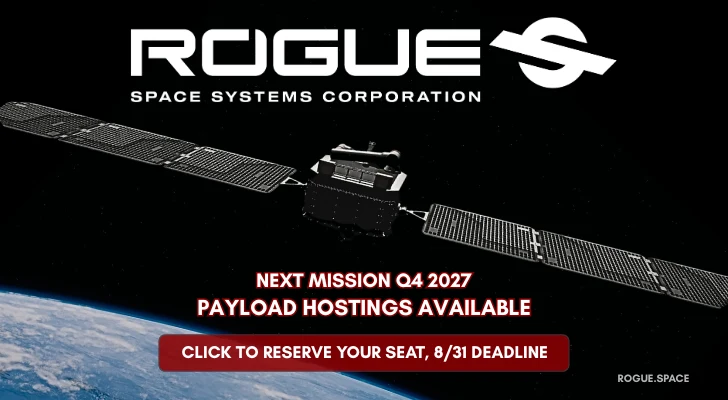 Rogue Space Systems OTP-3 orbital test platform — payload hostings available, next mission Q4 2027