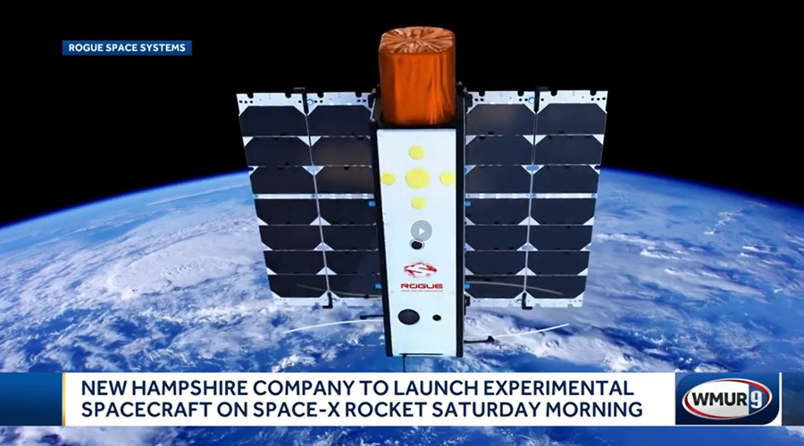 WMUR Barry-1 Spacecraft Built By NH Company