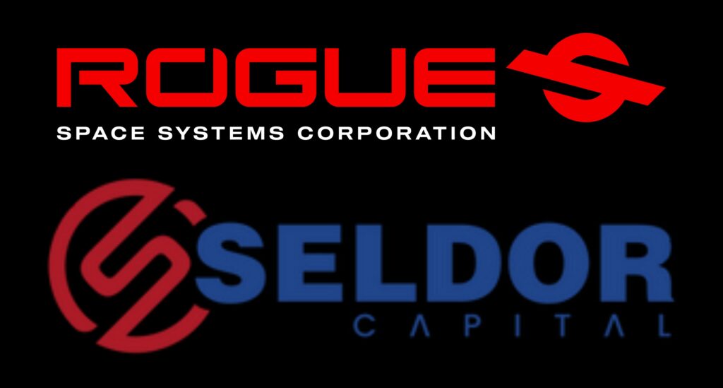 Rogue Space and Seldor Capital Logos