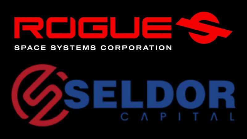 Rogue Space and Seldor Capital Logos